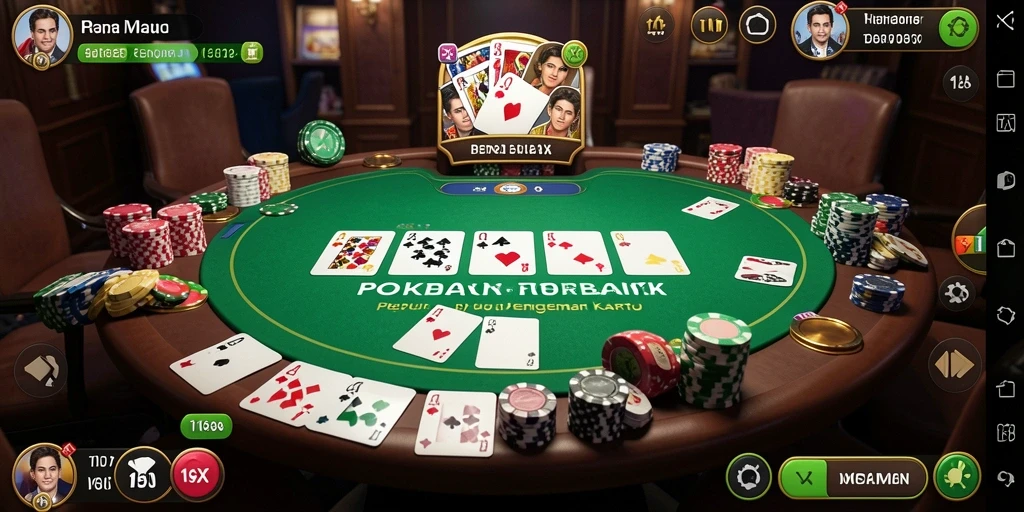 Gameplay seru Poker di 116X dengan teman-teman.