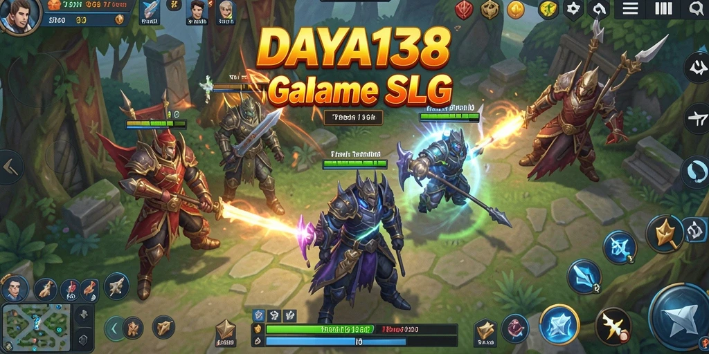 Tangkapan layar utama <strong>DAYA138</strong> menampilkan aksi pertempuran yang seru dalam gameplay SLG.