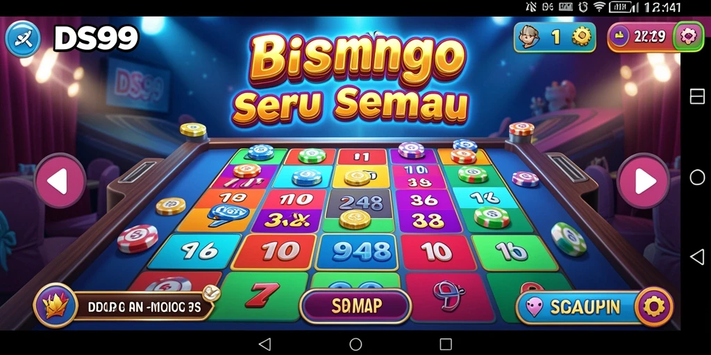 Tangkapan layar dari DS99 menampilkan momen seru permainan Bingo.