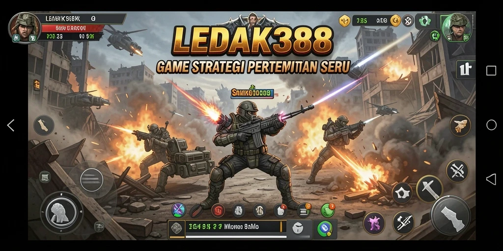 Tampilan gameplay seru di LEDAK388 dengan strategi SLG yang mendebarkan.