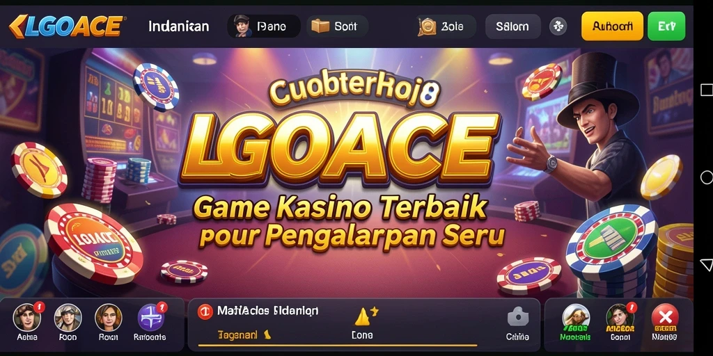 Tampilan gameplay Kasino yang seru dan mendebarkan di LGOACE.
