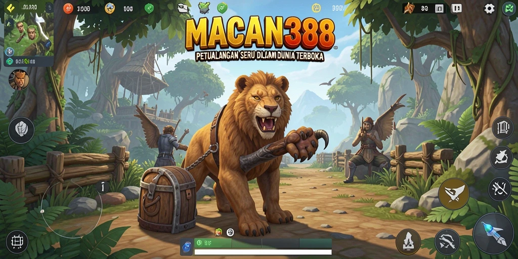 Gameplay MACAN388 dalam dunia terbuka yang luas dan menarik.