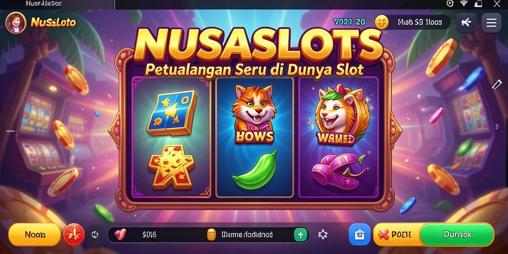 Screenshot gameplay NUSASLOTS yang menampilkan petualangan mendebarkan.