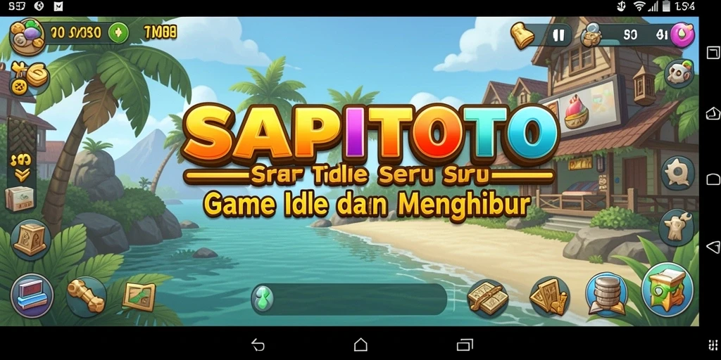 Tangkapan layar SAPITOTO menunjukkan gameplay yang menarik dan penuh warna.