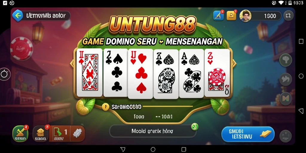 Tampilan gameplay seru dalam UNTUNG88 yang menarik.
